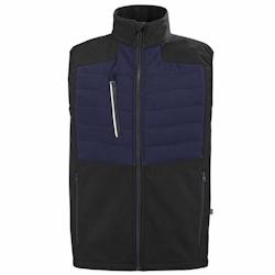 Cepovett - Gilet de travail sans manches matelassé PIRIN Bleu Marine / Noir Taille L - L bleu 3603624429676_0