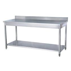 METRO Professional Table de travail GWTS4107B, acier inoxydable, 100 x 70 x 85 cm, argenté - inox 4337255725843_0
