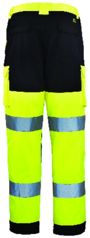 Pantalon de travail homme à haute visibilité multipoches patrol hi-viz jaune/marine txl - COVERGUARD - 7pajpxl - 553097_0