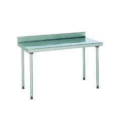 Tournus Equipement Table inox TS15N adossée 900 x 1400 x 800 cm Tournus - plastique 404823_0