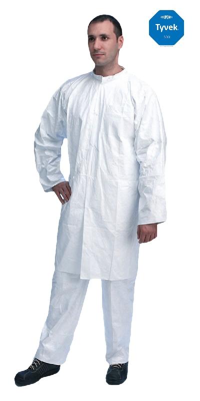 50 blouses CE à usage unique, Tyvek®, avec poches, fermeture pressions - BLSPCTVBC-IM01_0