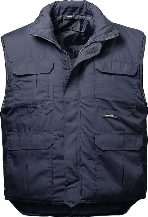 Gilet de camionneur Undeloh taille XXL 62/64 bleu 65 % PES / 35 % coton CRAFTLAND_0