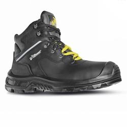 U-Power - Chaussures de sécurité hautes ultra résistantes THANOS - Environnements exigeants - S3 SRC CI ESD Noir / Jaune Taille 44 - 44 noir matiè_0