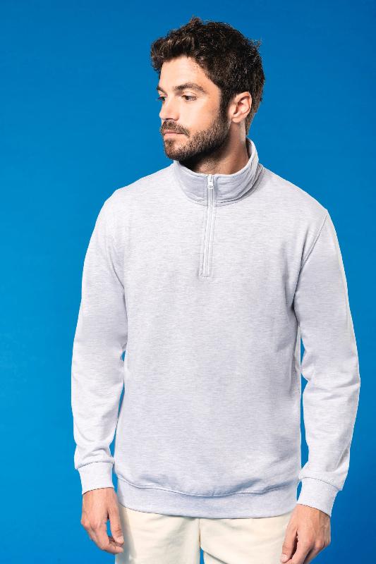 Sweat-shirt col zippé homme -  Réf: K478_0