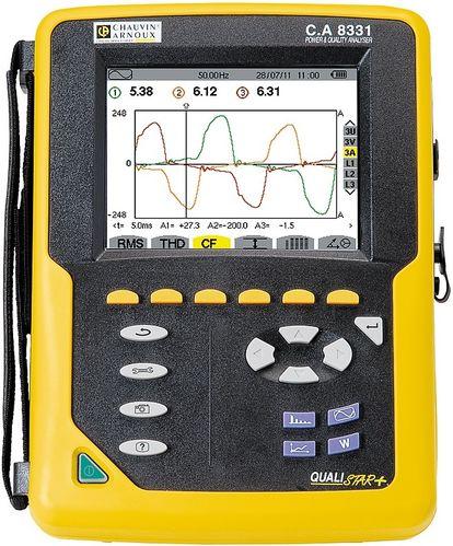 Analyseur de réseaux électriques triphasés trms, 3i/4u - classe b - pinces en option - CARCA8331_0