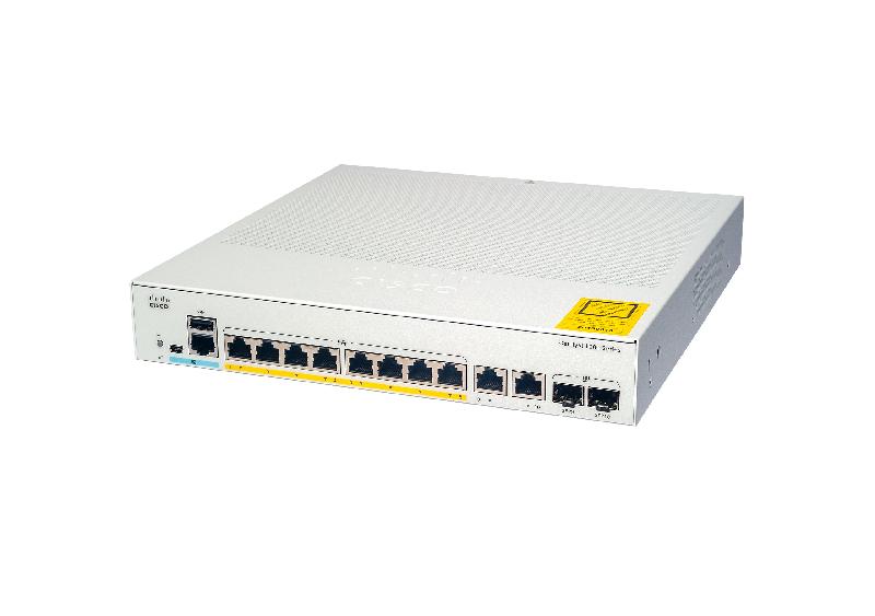 Cisco Catalyst C1000-8P-2G-L commutateur réseau Géré L2 Gigabit Ethernet (10/100/1000) Connexion Ethernet, supportant l'alimentation via ce port (PoE) Gris_0