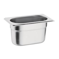 Equipementpro - Bac Gastronorme inox GN 1/9 100mm Vogue - EQK825_0