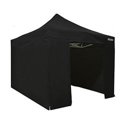 FRANCE BARNUMS Tente pliante PRO 4x4m pack côtés - 4 murs - ALU 55mm/PVC 580g Norme M2 - noir - FRANCE-BARNUMS - noir métal 254_0