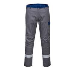 Portwest - Pantalon de travail résistant à la flamme bicolore BIZFLAME ULTRA Gris Taille 54 - 42 gris FR06GRR42_0