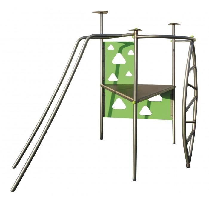 Trigonox Structure en Acier Inoxydable 1 Tour 90 cm - Jeu d'enfants pour enfants de 3 à 8 ans_0