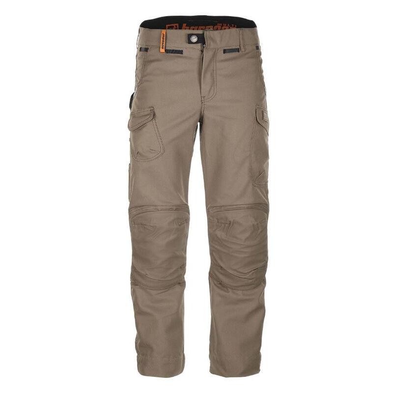 Pantalon de Travail Homme Style Cargo Multi Poches Taille Élastique  Cheville Élastique - Vert fonce