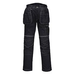 Portwest - Pantalon de travail Stretch holster avec poches porte-outils PW3 Noir Taille 60 - 48 noir PW305BKR48_0