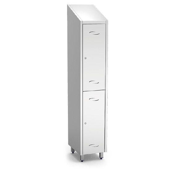 Armoire vestiaire avec 2 petits compartiments, H=2010 mm VIRTUS GBC0004_0