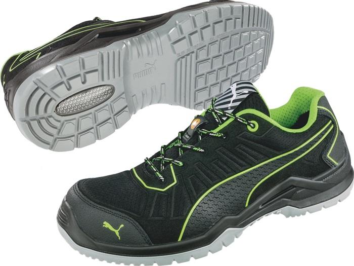 Chaussure de sécurité Fuse TC Green Low taille 41 noir/vert S1P SRC ESD EN ISO 20345 microfibre/mesh PUMA_0