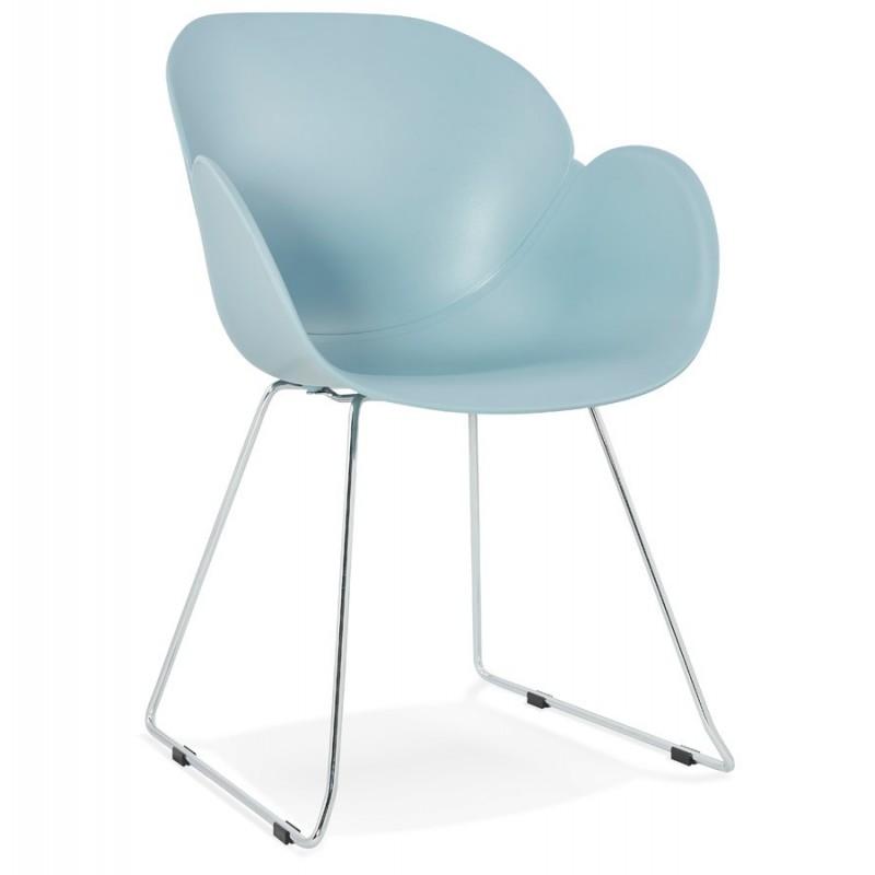 FAUTEUIL DESIGN MOSHI 87CM BLEU - PARIS PRIX_0