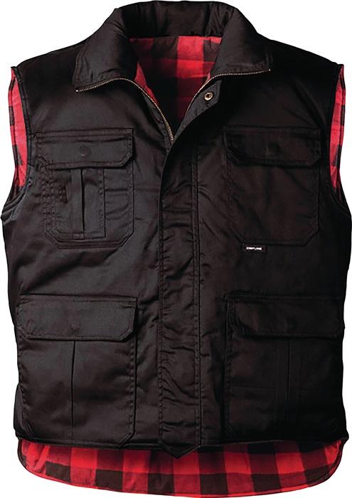 Gilet de camionneur Handeloh taille XL 58/60 noir 65 % PES / 35 % coton CRAFTLAND_0