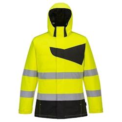 Portwest - Parka de travail chaude pour l'hiver PW2 HV Orange / Noir Taille L - L orange 5036108355235_0