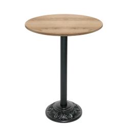 Restootab - Mange-debout style bistrot Ø70cm chene delano - marron TB-VRSFF-R70M-CH.DELA_0