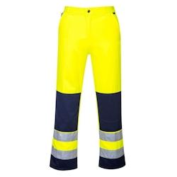 Portwest - Pantalon de travail haute visibilité SEVILLE Jaune / Bleu Marine Taille S - S 5036108260423_0