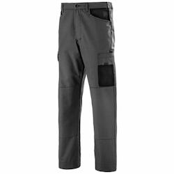 Cepovett - Pantalon de travail Coton majoritaire FACITY Gris Foncé / Noir Taille L - L gris 3184378511775_0
