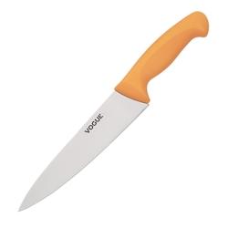 Couteau chef Soft Grip Pro Vogue 23cm - jaune GH526_0