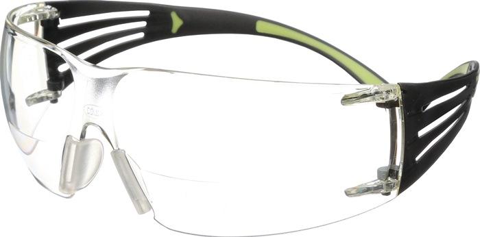 Lunettes de protection Reader SecureFit™-SF400 EN 166 branches noires/vertes, verres tr. +1,5 polycarbonate 3M_0