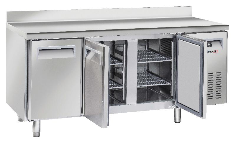 Table réfrigérée négative avec dosseret 3 portes_0