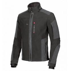 U-Power - Veste Softshell respirante et déperlante noire Stretch RALLY Noir Taille XS - XS noir 8033546308820_0