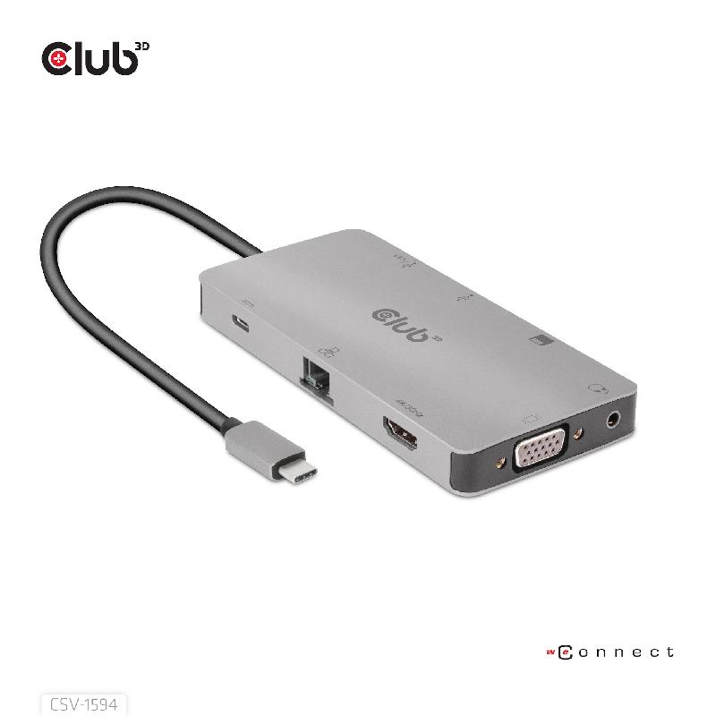 CLUB3D CSV-1594 HUB & CONCENTRATEUR USB 3.2 GEN 1 (3.1 GEN 1) TYPE-C_0