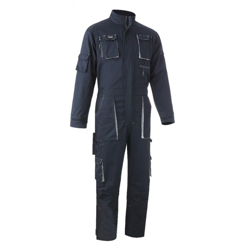 Combinaison - NAVY II - 60% CO/40% PES 245g/m2 - Marine/Gris - COVERGUARD | 5NAC050_0