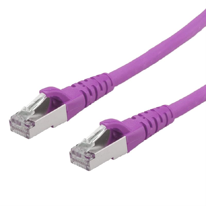 Cordon Cat.6A (Class EA) FTP AWG26, pourpre, 2 m_0