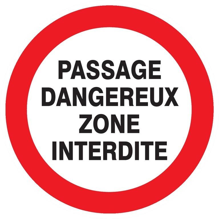 Panneaux rigides ronds 300 mm interdictions obligations - PNRPSC-TL04/DPZI_0