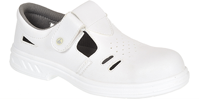 Sandale de sécurité ebro steelite esd s1 classe 3 blanc fw48, 40_0