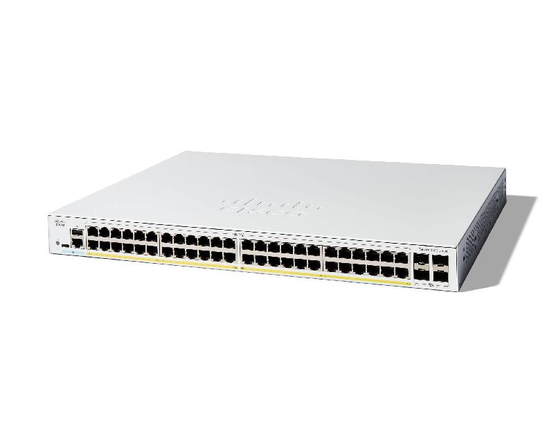 Cisco C1300-48P-4X commutateur réseau Géré L2/L3 Gigabit Ethernet (10/100/1000) Blanc_0