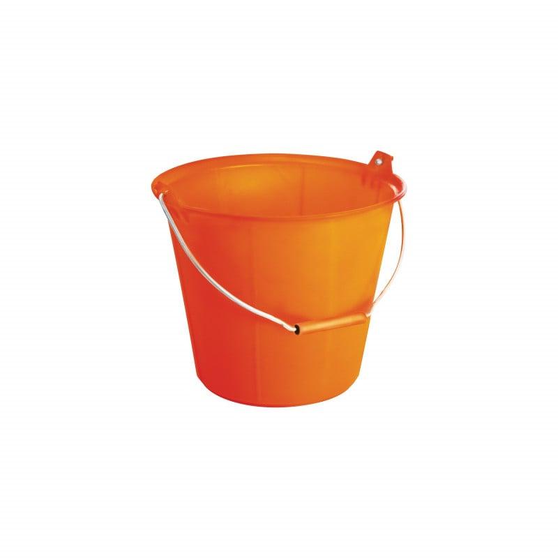 Seau pro taliafluo orange 13l poignee+ergots anse 5,3mm - 	TALIAPLAST | 310129_0