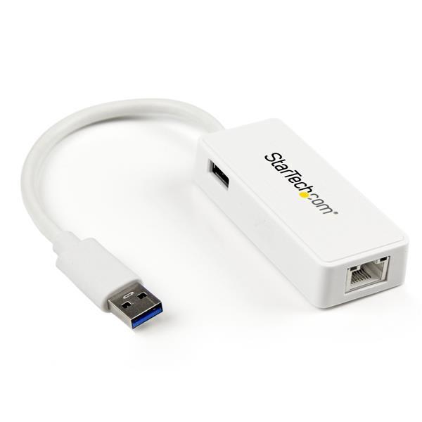 StarTech.Com Adaptateur USB 3.0 vers Ethernet Gigabit - Carte Réseau Externe USB vers 1 Port RJ45 - Blanc_0