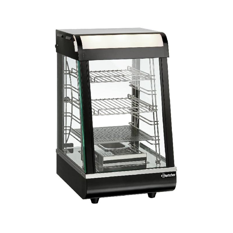 Vitrine chauffante 52 Litres, noire 1200 W, 220 V - MONO, DELI COMPACT_0