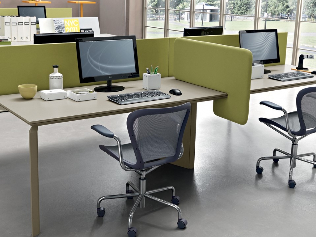 Bureau bench moderne confortable, fonctionnel et esthétique -ANYWARE_0
