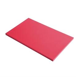 Planche à découper GN 1/2 en polyéthylène haute densité Gastro M - rouge plastique GN331_0