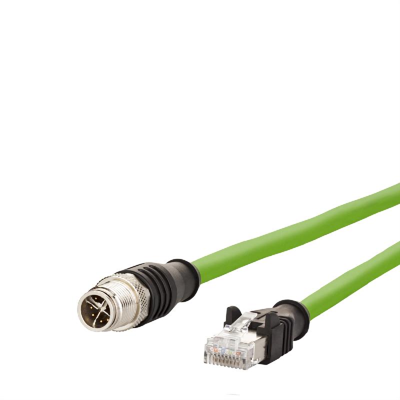 METZ CONNECT Câble Ethernet industriel M12-RJ45, codage X, 5 m_0