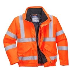 Portwest - Blouson de travail chaud avec col doublé polaire HV Orange Taille XL - XL orange 5036108271252_0