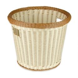 GET - WB-1522-TT - Corbeille haute ronde - 35,6 cm Ø x 33 cm - Beige - beige plastique polypropylène WB-1522-TT_0