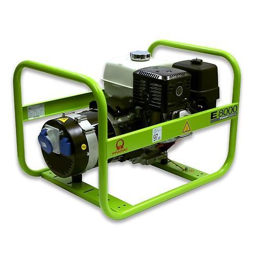 Groupe électrogène monophasé essence E8000 389 cm³ - 7,2 kVA - Moteur HONDA GX390 - PRAMAC - PA652SH1000_0