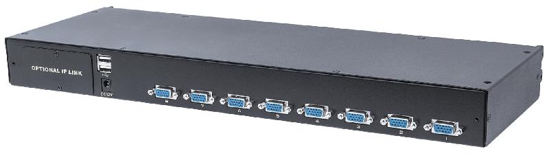 Commutateur KVM modulaire à 8 ports avec support VGA - Bravour®_0