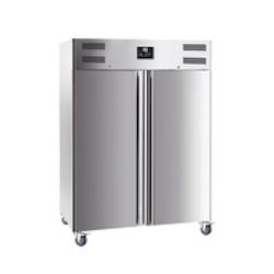 L2G - GIB-GN1410TN - armoire refrigeree inox roulante, 2 portes -2/+8°c ventile, avec 2 structures inox - GIB-GN1410TN_0