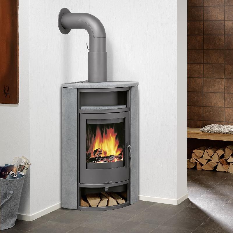 Polar eck 6.5kw - gris / céramique rouge paprika_0