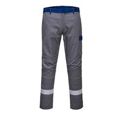 Portwest - Pantalon de travail résistant à la flamme bicolore BIZFLAME ULTRA Gris Taille 40 - 32 gris FR06GRR32_0