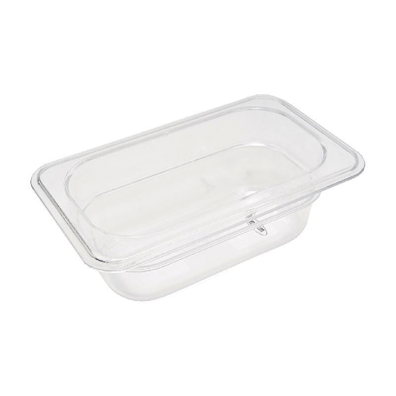 Récipient gastronorm - 1/9 GN - profondeur 6,5 cm - polycarbonate_0