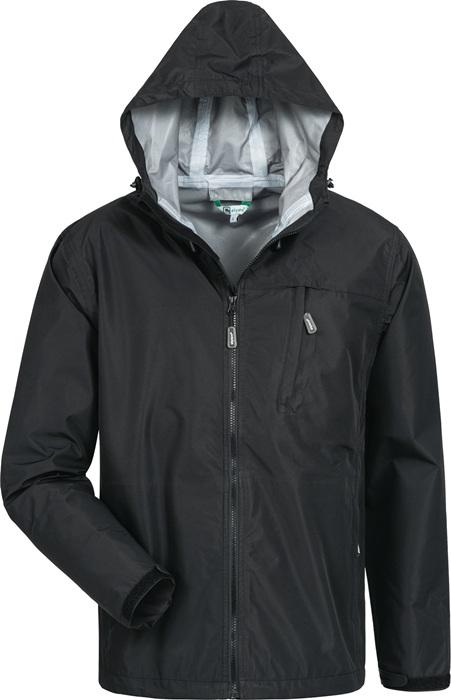 Veste de pluie PATTANI taille XL noire 100 % PES Rip-Stop Softshell ELYSEE_0