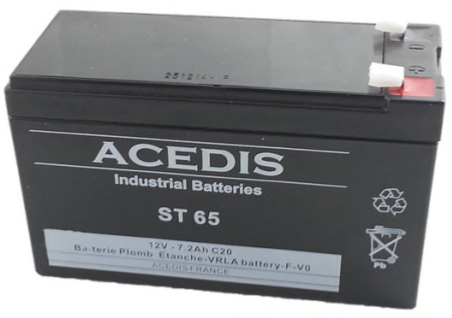 Batterie ACEDIS ST 65 12v 7,2ah c20_0
